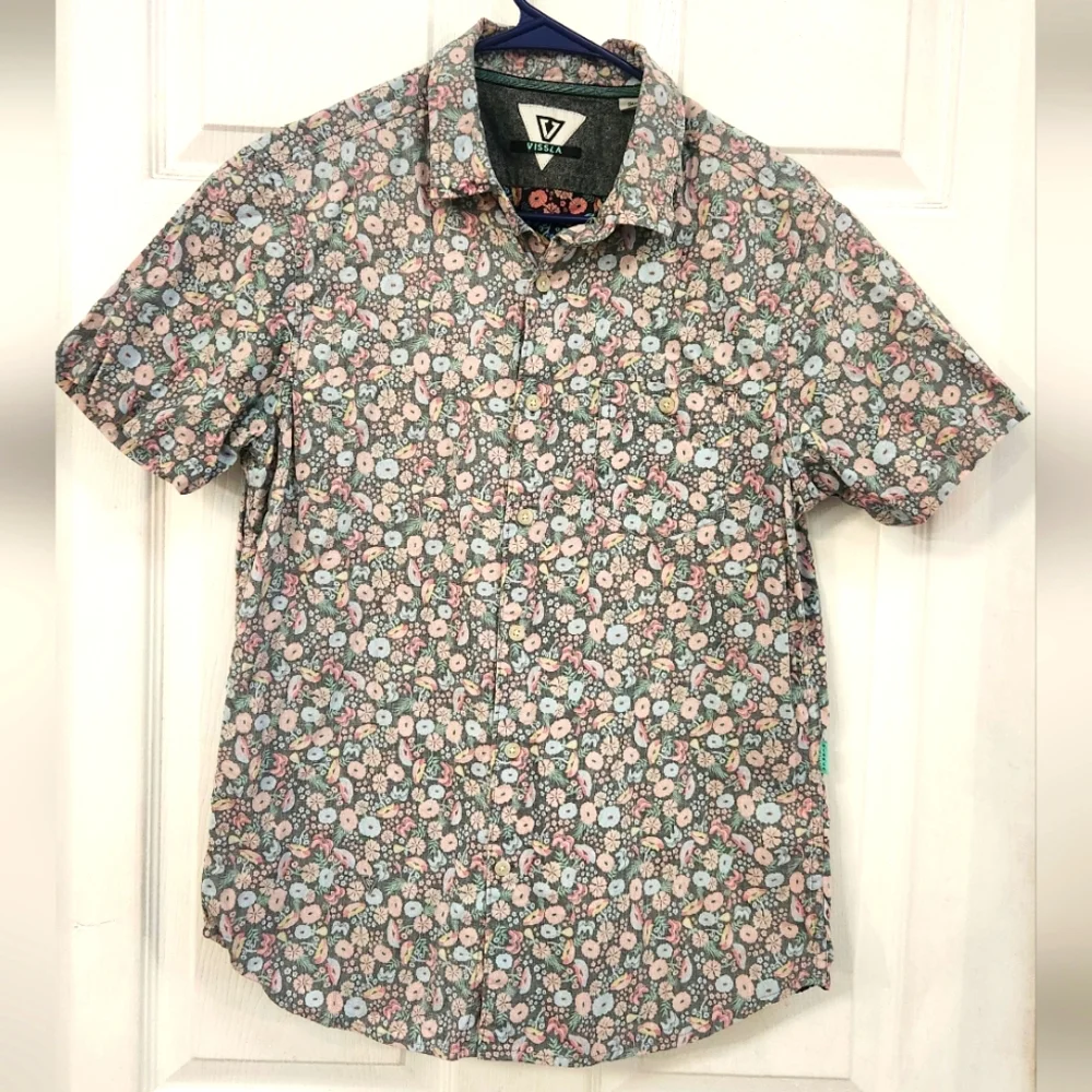 Vissla Floral Short Sleeve Shirt - Picture 2 of 11
